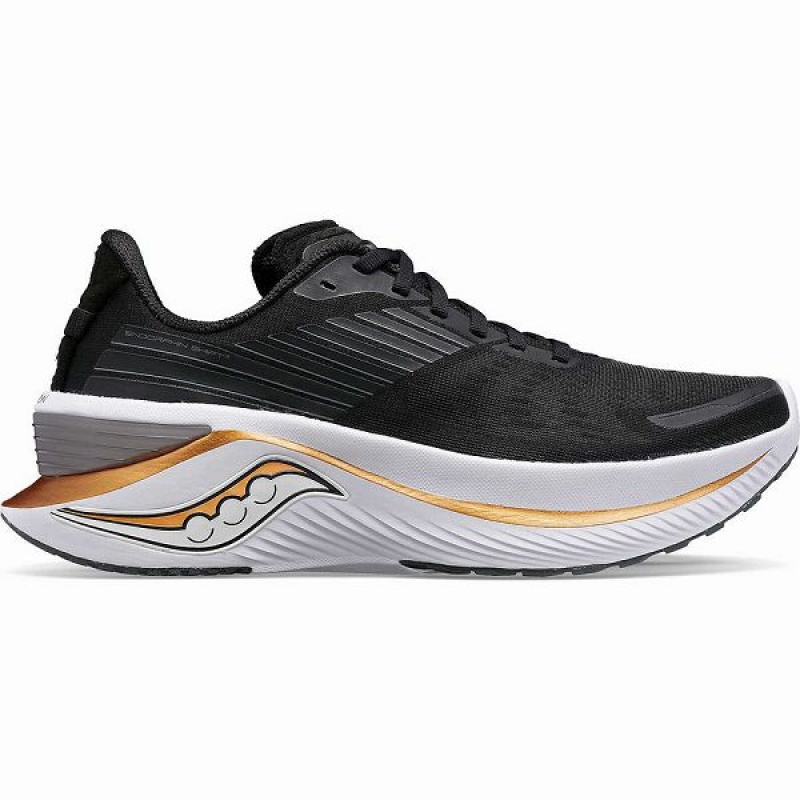 Men\'s Saucony Endorphin Shift 3 Running Shoes Black | OVXDLFJ-48