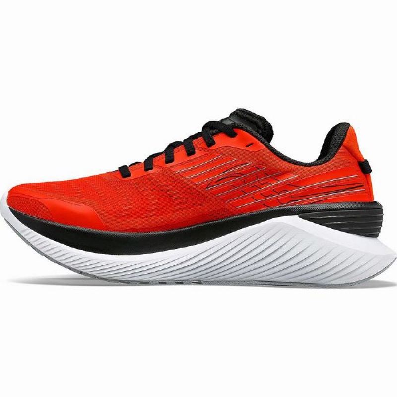 Men's Saucony Endorphin Shift 3 Running Shoes Red / Black | NASEFUV-25