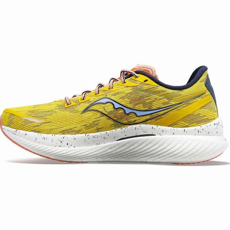 Men's Saucony Endorphin Speed 3 Running Shoes Yellow | GKADEMF-62