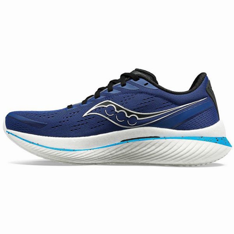 Men's Saucony Endorphin Speed 3 Running Shoes Indigo / Black | JCOIUYX-94