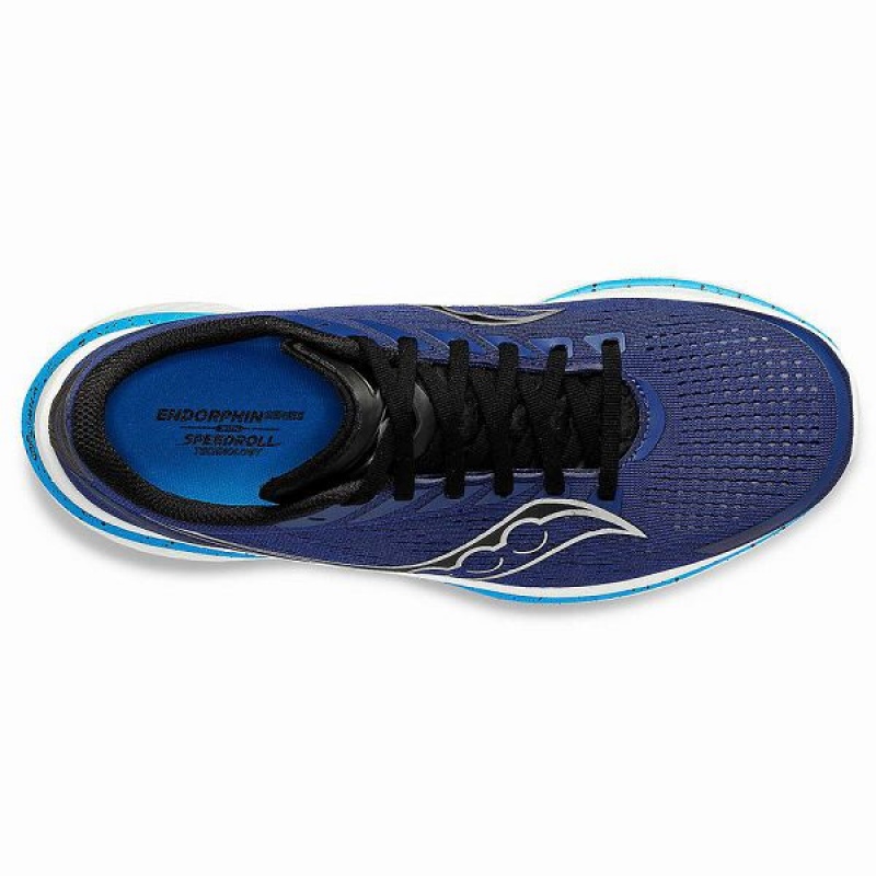 Men's Saucony Endorphin Speed 3 Running Shoes Indigo / Black | JCOIUYX-94