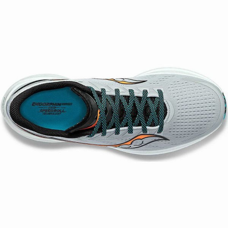 Men's Saucony Endorphin Speed 3 Running Shoes Grey | URAFWCE-97