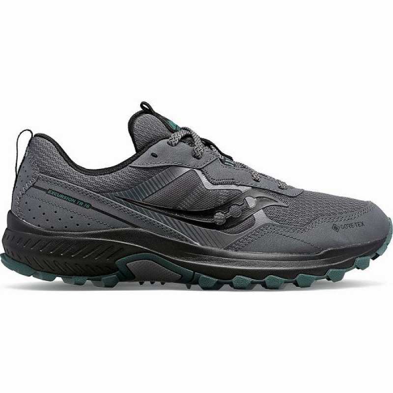 Men\'s Saucony Excursion TR16 GTX Running Shoes Grey | PGAOTES-18