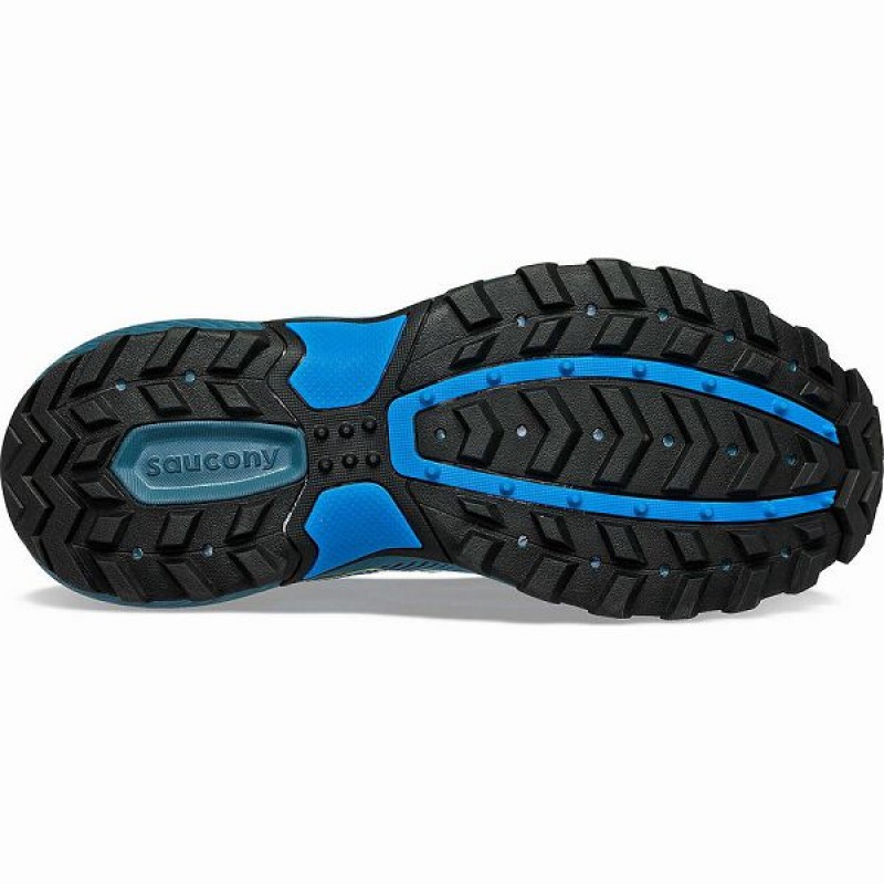 Men's Saucony Excursion TR16 Trail Running Shoes Blue / Black | GVRBMCX-09