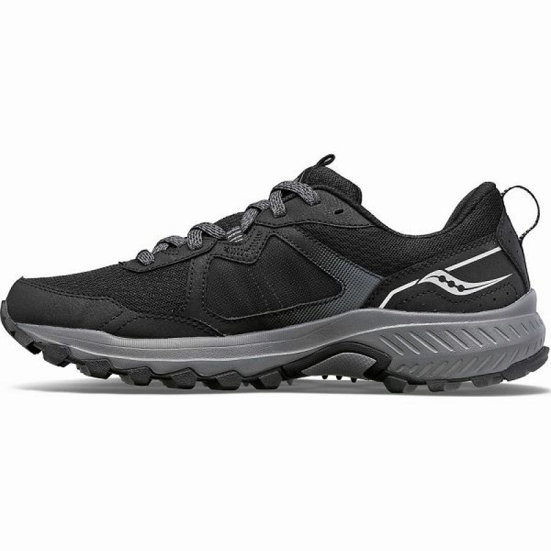 Men's Saucony Excursion TR16 Trail Running Shoes Black / Grey | PDFIUQR-27