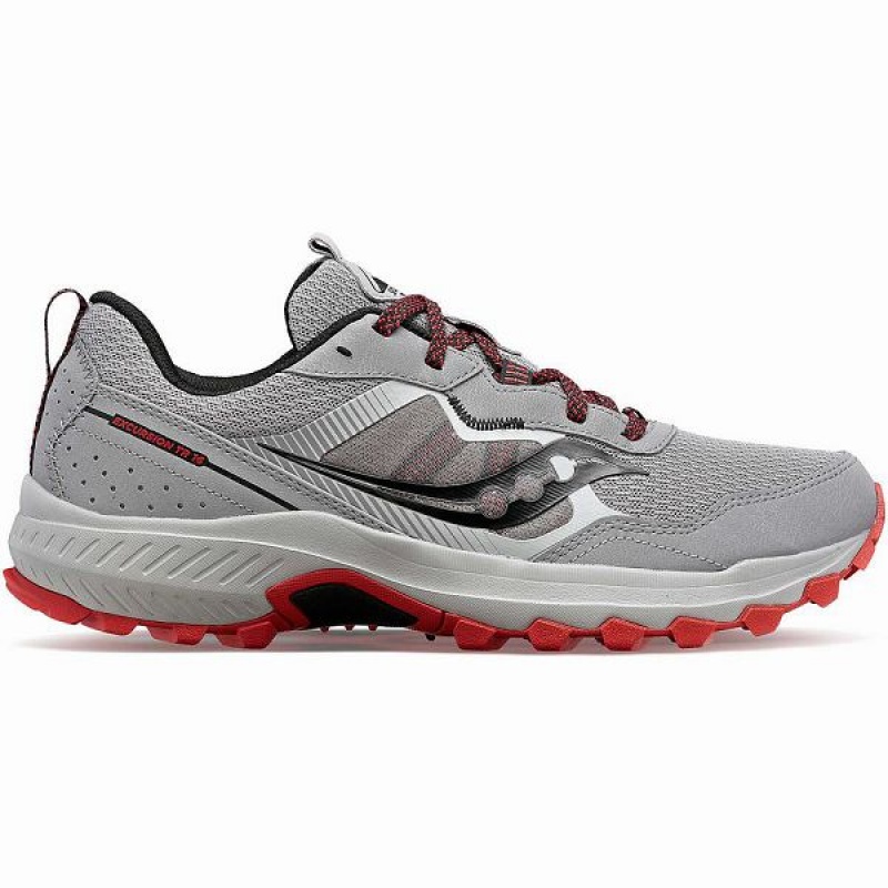 Men\'s Saucony Excursion TR16 Trail Running Shoes Grey / Orange | FORGHES-20