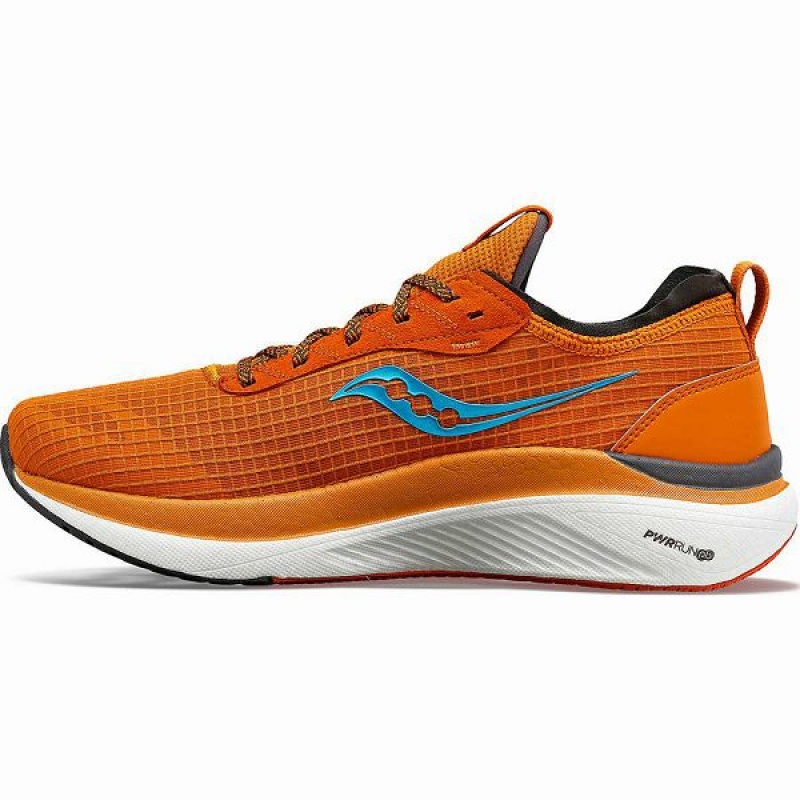 Men's Saucony Freedom Crossport Running Shoes Orange | SILYOZQ-02