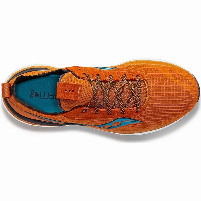 Men's Saucony Freedom Crossport Running Shoes Orange | SILYOZQ-02