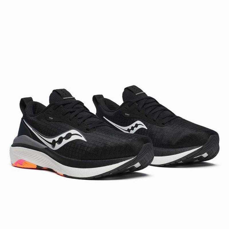 Men's Saucony Freedom Crossport Running Shoes Black | UGIMADB-07