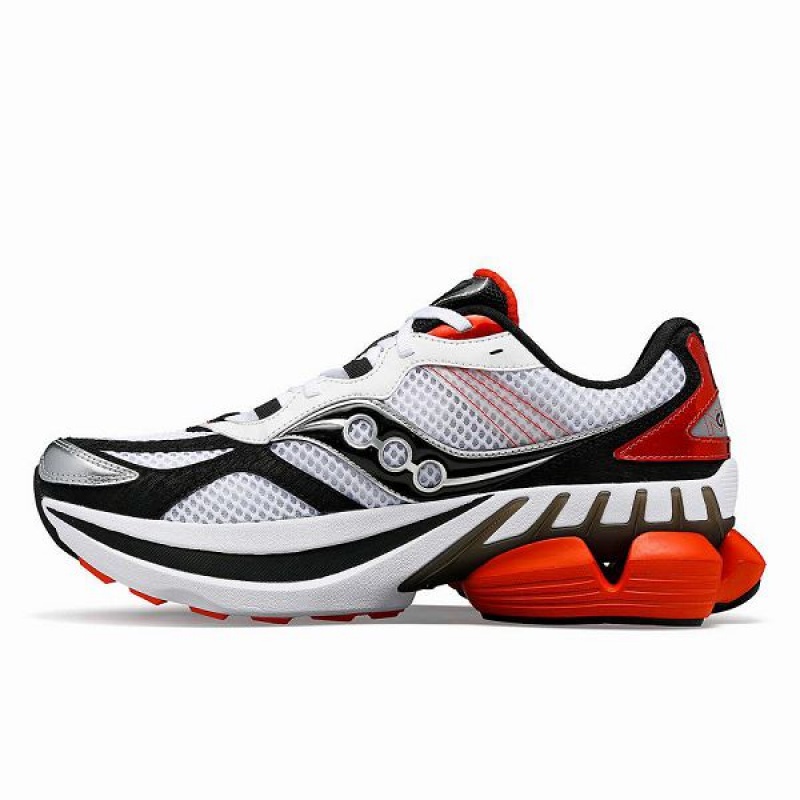 Men's Saucony Grid NXT Sneakers White / Red | TBXIMYS-68