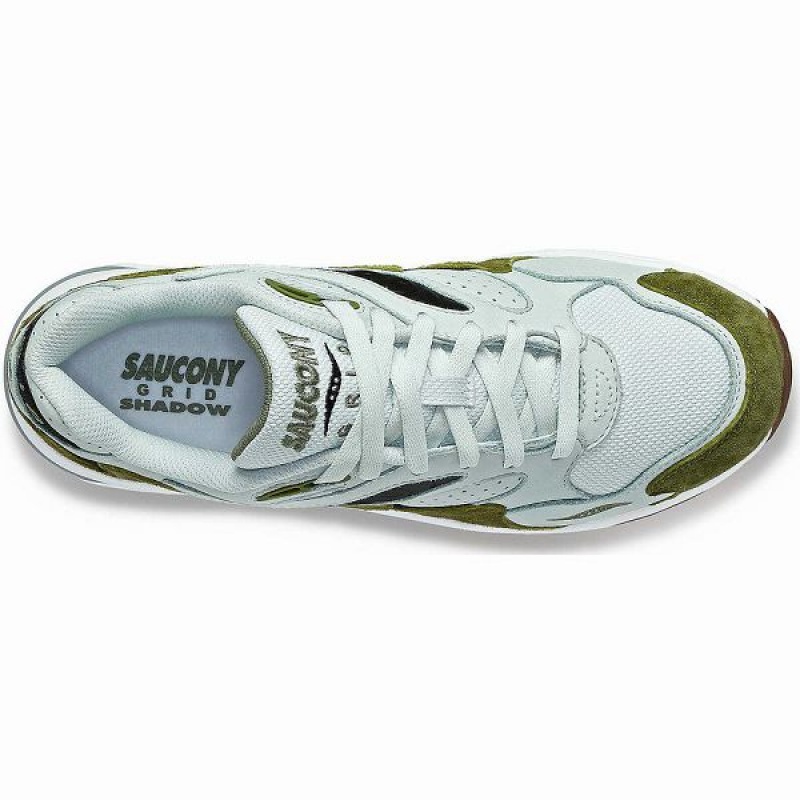 Men's Saucony Grid Shadow 2 Sneakers Green / Green | AKQPORN-76