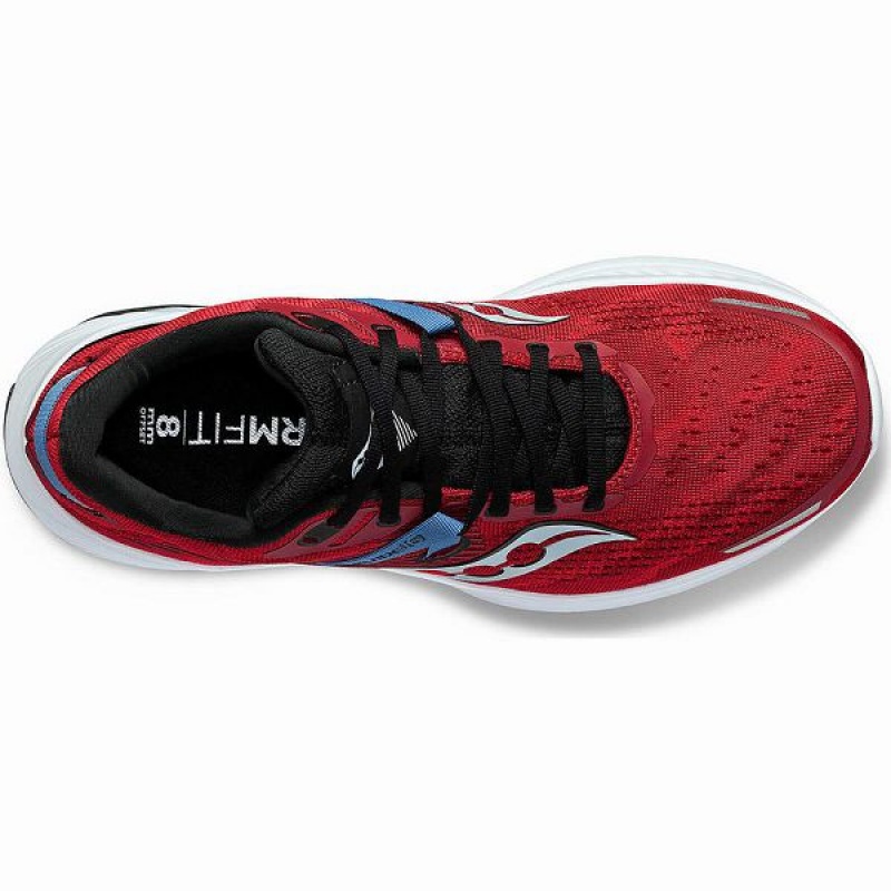 Men's Saucony Guide 16 Running Shoes Red / Black | BZDFVOM-06