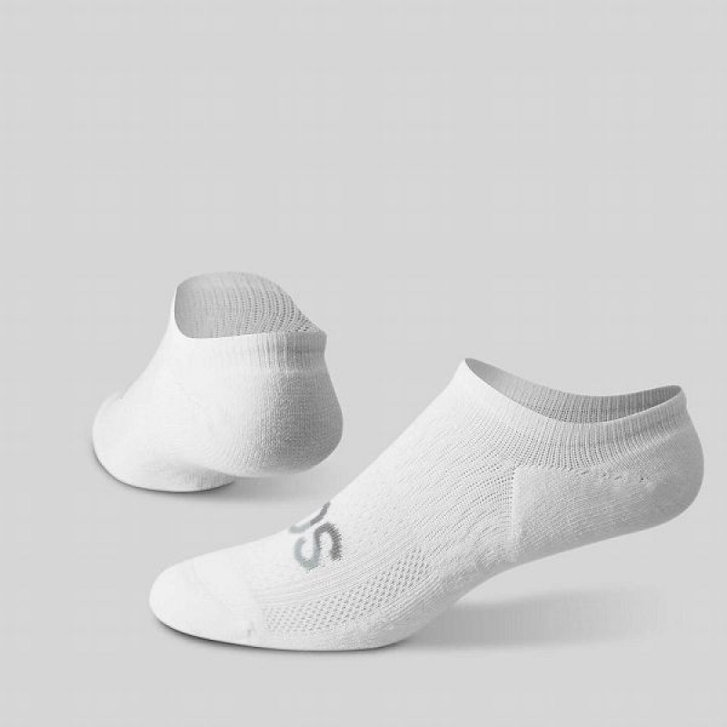 Men's Saucony Inferno Cushion Sneaker 3-Pack Socks White | ZRGLQMA-26