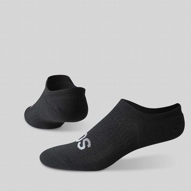 Men's Saucony Inferno Cushion Sneaker 3-Pack Socks Black | ILWONVY-84