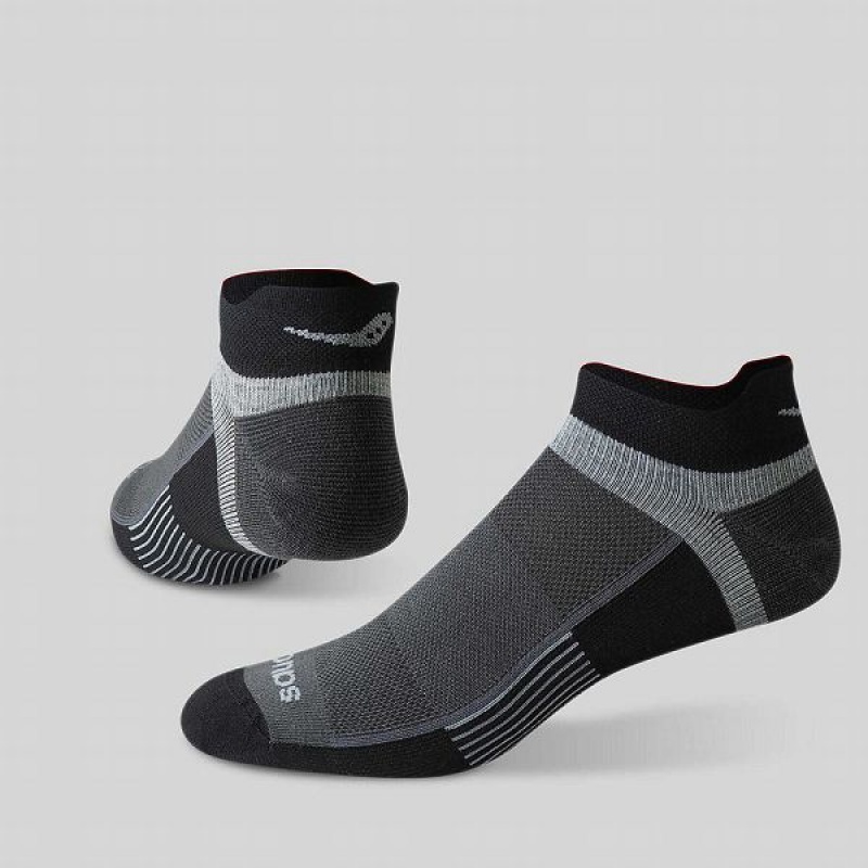 Men's Saucony Inferno Liteweight 3-Pack Socks Black | IYUTFOR-34