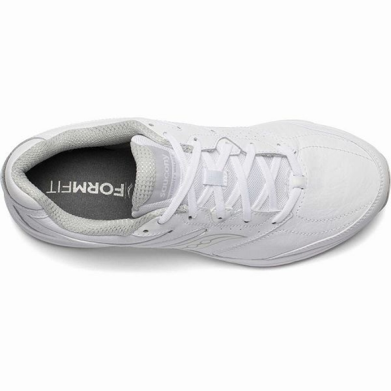 Men's Saucony Integrity Walker 3 Walking Shoes White | IJFLVBO-49