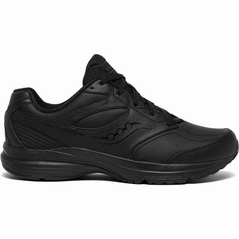 Men\'s Saucony Integrity Walker 3 Walking Shoes Black | AZNLGYT-92