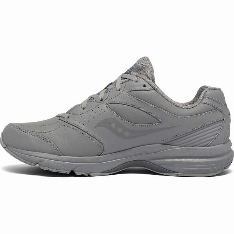 Men's Saucony Integrity Walker 3 Walking Shoes Grey | HUGYQVW-10