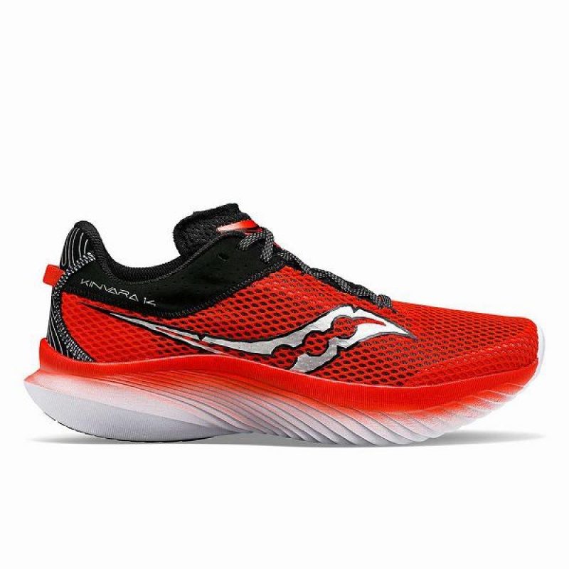 Men\'s Saucony Jay\'s Kinvara 14 Running Shoes Red / Black | NFKXGPB-97