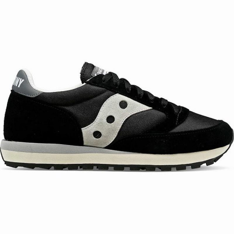 Men\'s Saucony Jazz 81 Sneakers Black / Grey | SBHVICE-29