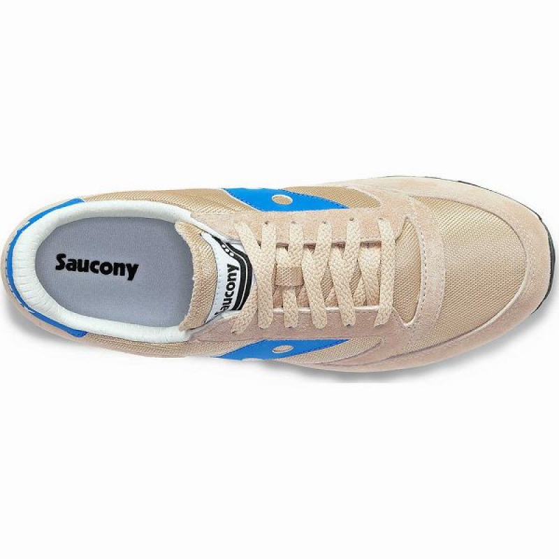 Men's Saucony Jazz 81 Sneakers Brown / Royal | ULQNVOI-70