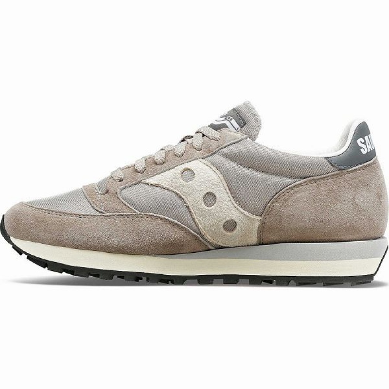 Men's Saucony Jazz 81 Sneakers Grey / Grey | COAXNGH-36