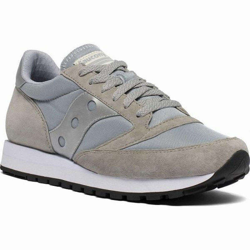 Men's Saucony Jazz 81 Sneakers Grey / Silver | ITSVRBG-83