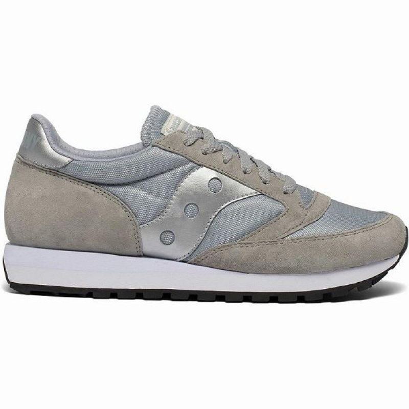 Men\'s Saucony Jazz 81 Sneakers Grey / Silver | ITSVRBG-83