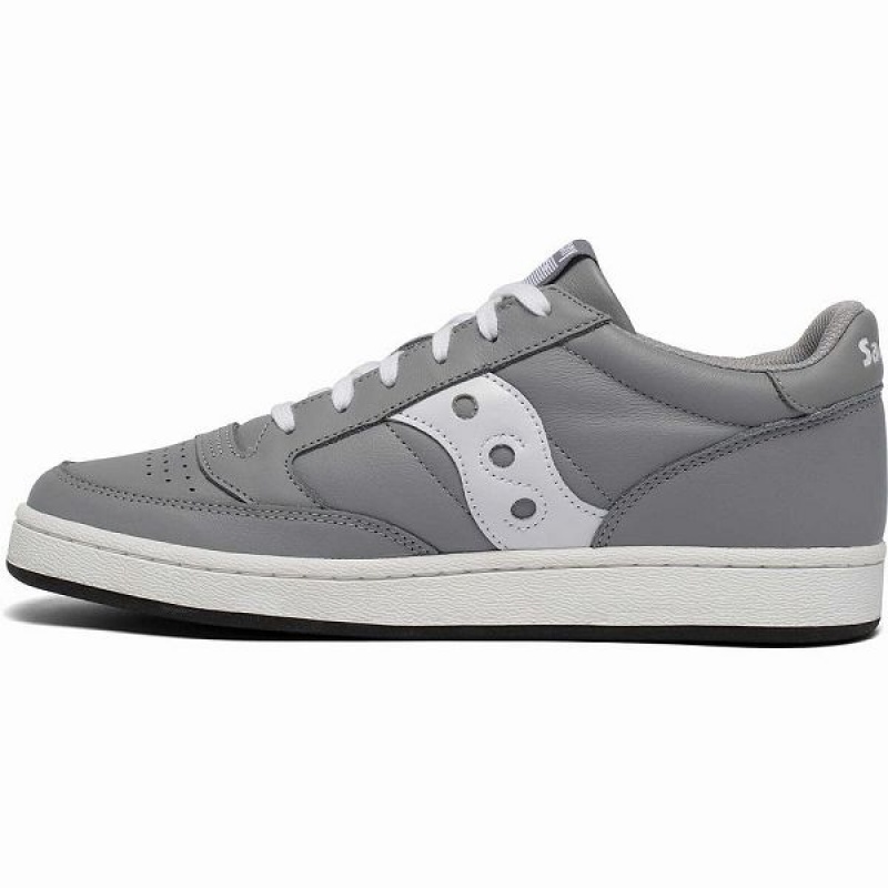 Men's Saucony Jazz Court Sneakers Grey / White | ENDFXIA-04