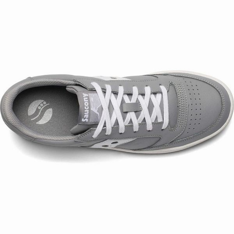 Men's Saucony Jazz Court Sneakers Grey / White | ENDFXIA-04