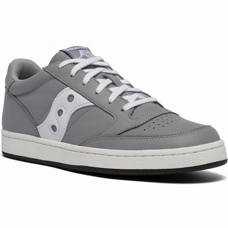 Men's Saucony Jazz Court Sneakers Grey / White | ENDFXIA-04