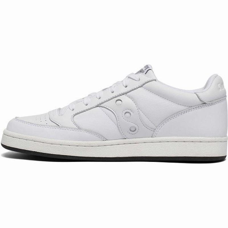 Men's Saucony Jazz Court Sneakers White / White | DHREINY-53