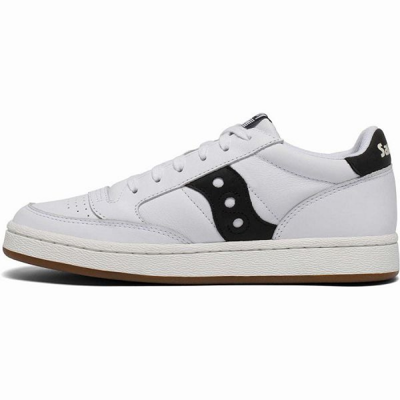 Men's Saucony Jazz Court Sneakers White / Black | UPEAMGX-07