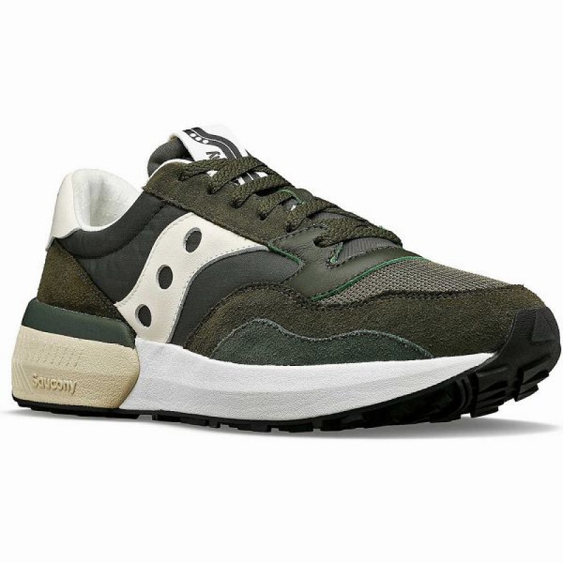 Men's Saucony Jazz NXT Sneakers Green / Cream | XNYIMFG-56