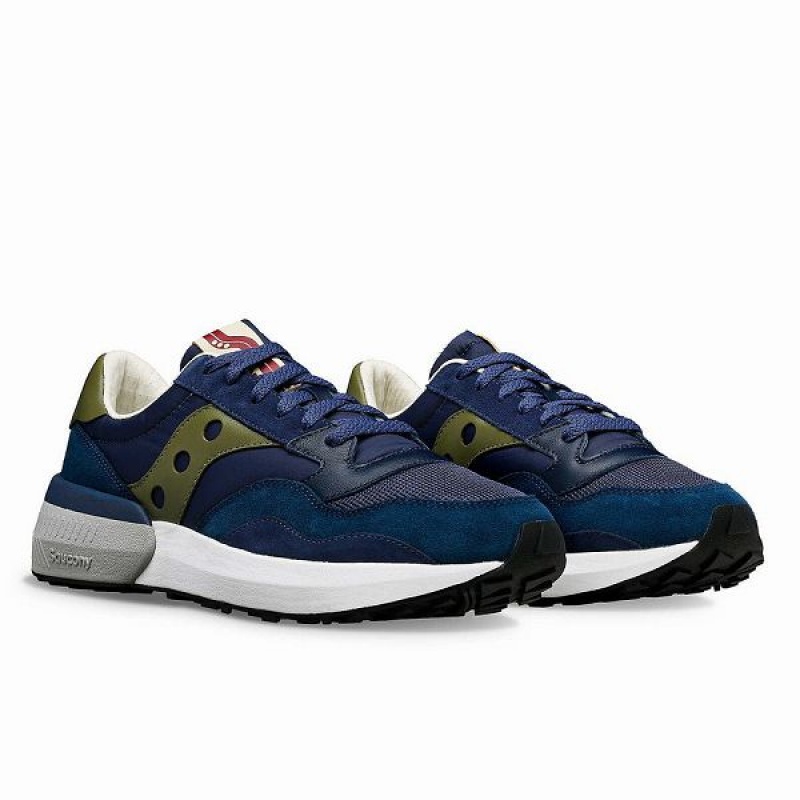 Men's Saucony Jazz NXT Sneakers Navy / Green | DRPNLZV-40