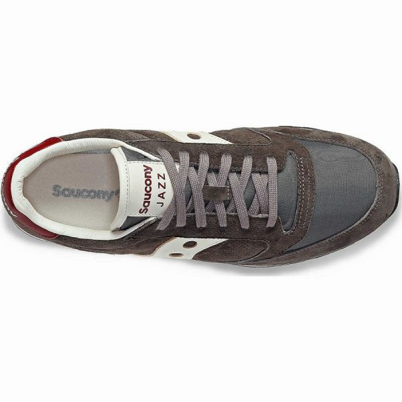 Men's Saucony Jazz Original Premium Sneakers Grey | SBTYUPG-93