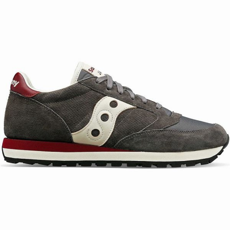 Men\'s Saucony Jazz Original Premium Sneakers Grey | SBTYUPG-93