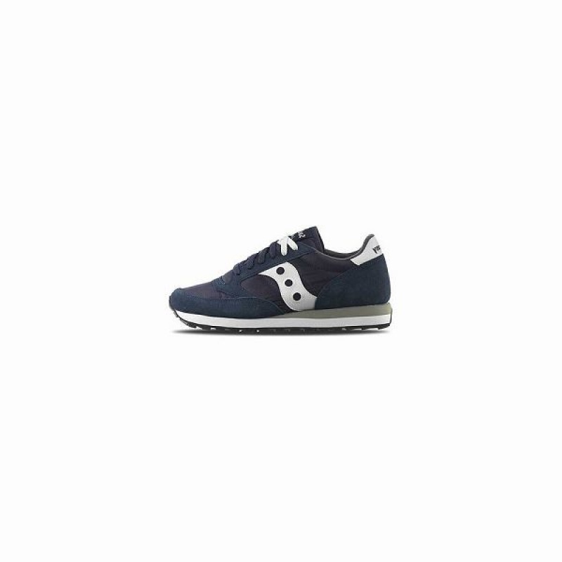 Men's Saucony Jazz Original Sneakers Navy / White | CQPEXYD-95