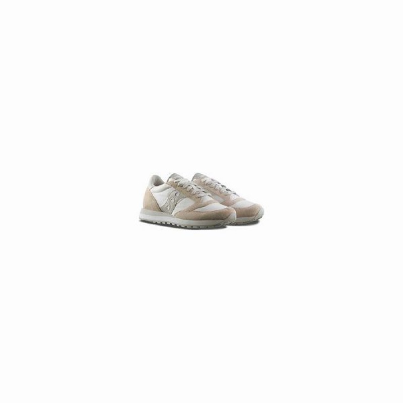 Men's Saucony Jazz Original Sneakers White / Grey | KJXHTVL-85