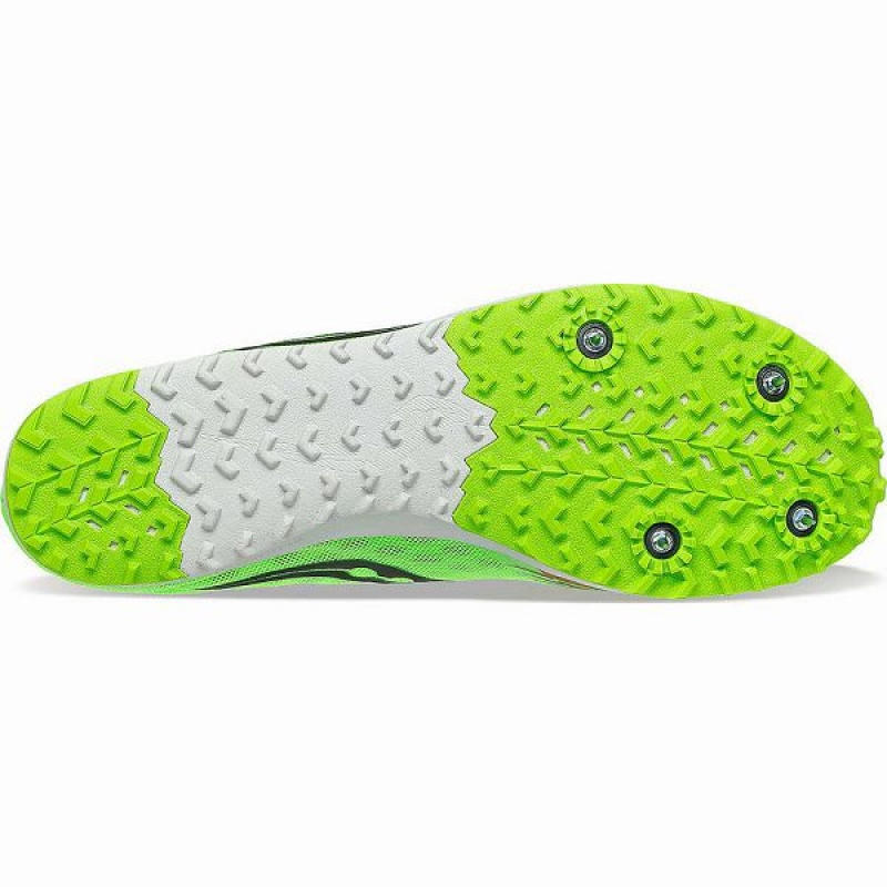 Men's Saucony Kilkenny XC9 Flat Spikes Shoes Green | YDWRZMQ-47