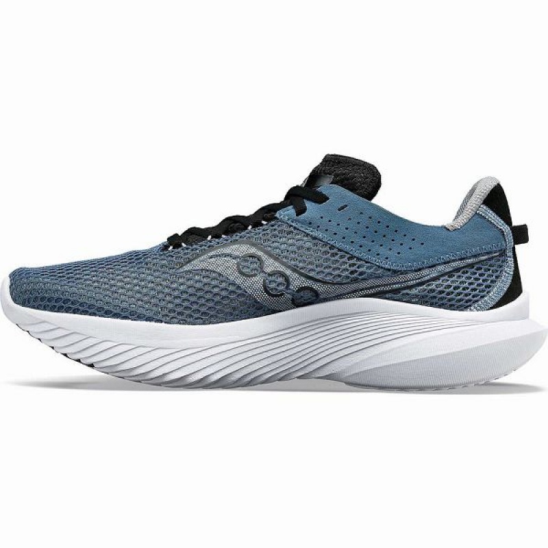 Men's Saucony Kinvara 14 Running Shoes Blue / Black | AEMYPZR-19