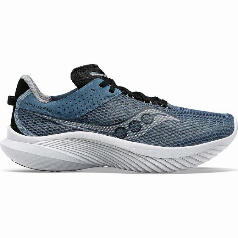 Men\'s Saucony Kinvara 14 Running Shoes Blue / Black | AEMYPZR-19