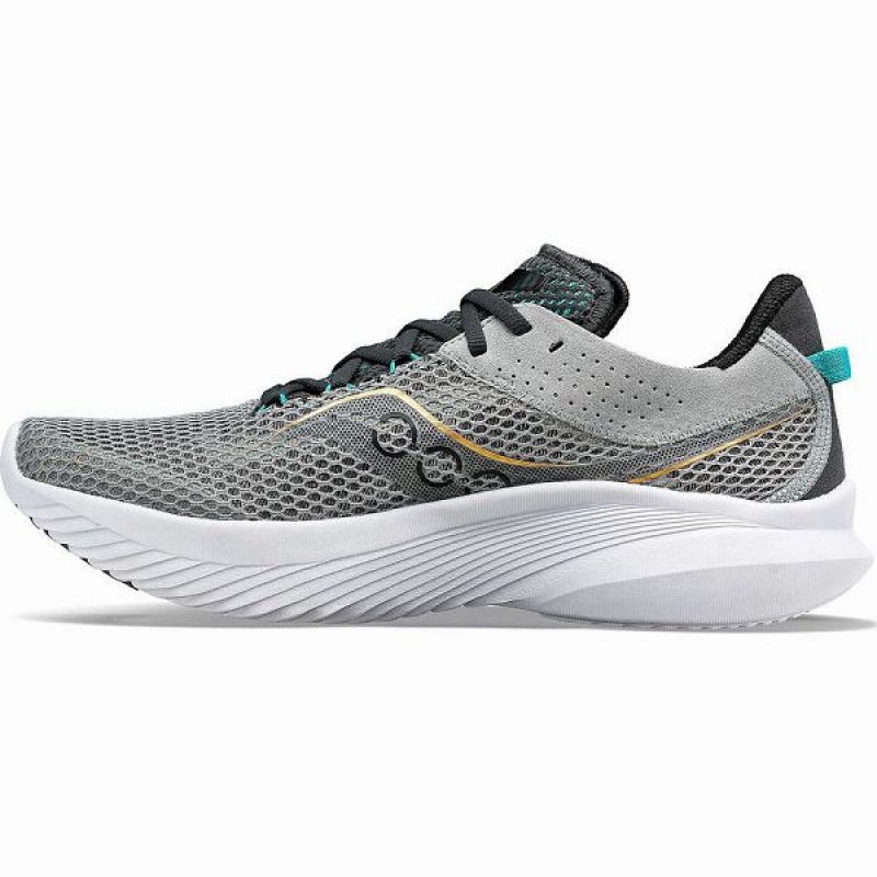 Men's Saucony Kinvara 14 Running Shoes Grey | FJEKUGX-58