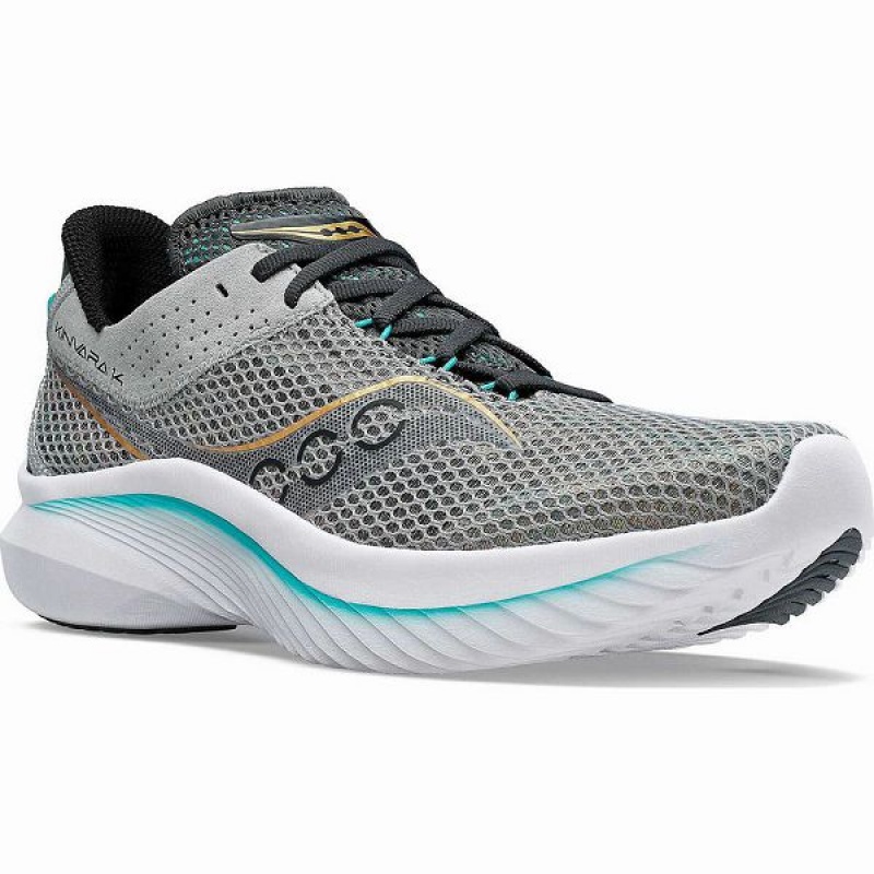 Men's Saucony Kinvara 14 Running Shoes Grey | FJEKUGX-58