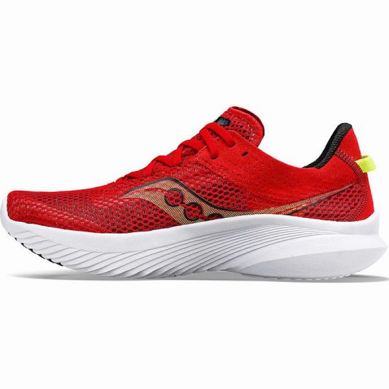 Men's Saucony Kinvara 14 Running Shoes Red | LOJRGMS-79