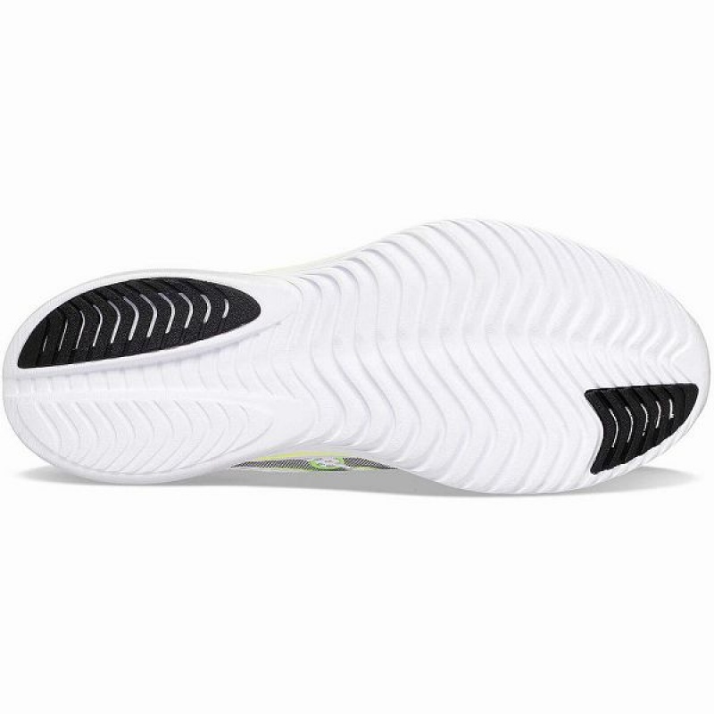 Men's Saucony Kinvara 14 Running Shoes White / Green | ZBODPSC-08