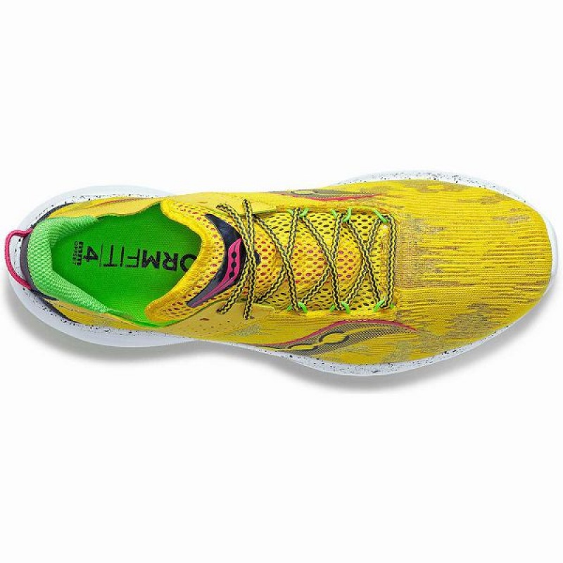 Men's Saucony Kinvara 14 Running Shoes Yellow | IPTQYEM-34