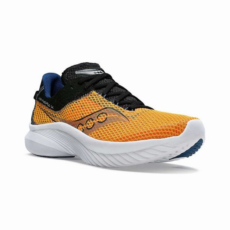 Men's Saucony Kinvara 14 Running Shoes Yellow | SPQJGFC-34