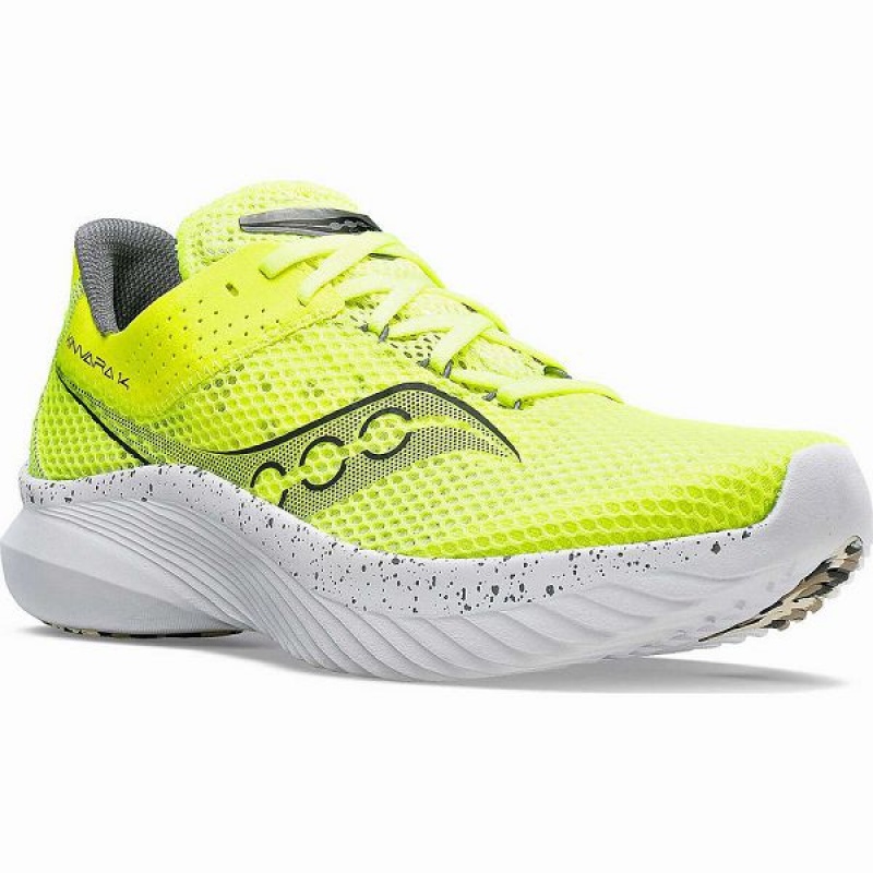 Men's Saucony Kinvara 14 Running Shoes Yellow / Black | UOTXCYN-27