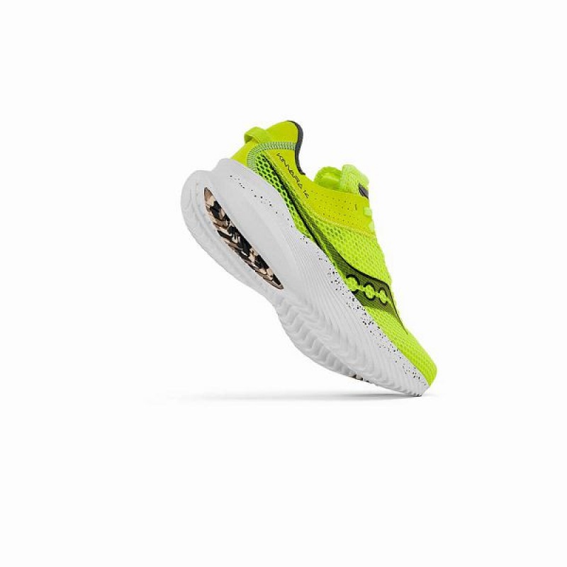 Men's Saucony Kinvara 14 Running Shoes Yellow / Black | UOTXCYN-27